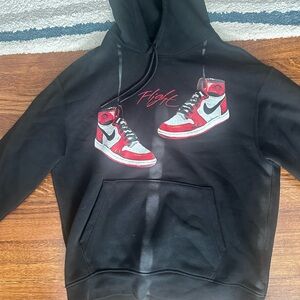 Jordan Black AJ1 Hoodie